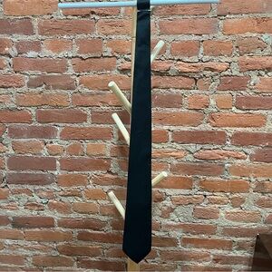 The Custom Shop Black Silk Tie